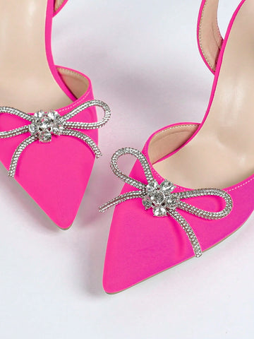 Fashionable Women's High Heel Pumps, Elastic Lycra Material Hollow Shoes, Backstrap Shoes,