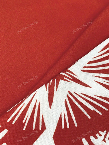 Fashionable & Versatile Asymmetrical Shoulder Christmas Red Sweatshirt Dress For Party/Event