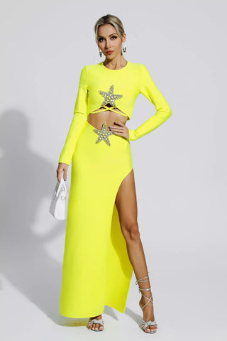 Faye Yellow Star Bandage Set