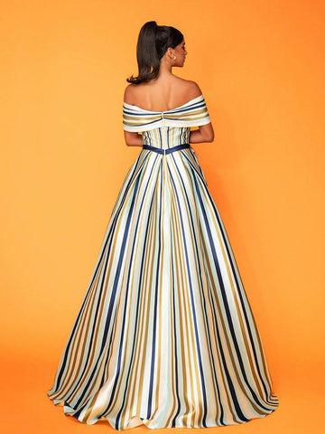 Floor-Length Deluxe Elegant Evening Dress