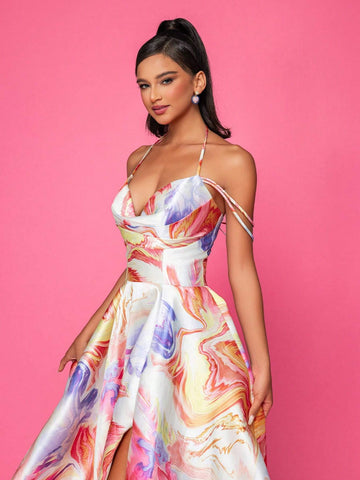 Floor-Length Elegant And Sophisticated Evening Dress