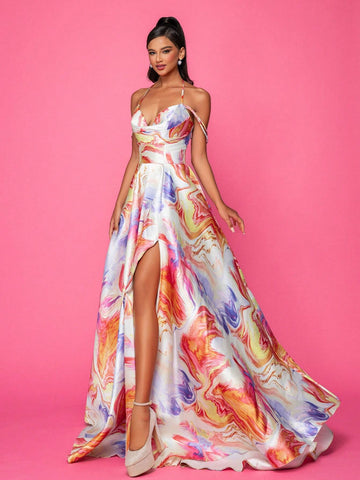 Floor-Length Elegant And Sophisticated Evening Dress