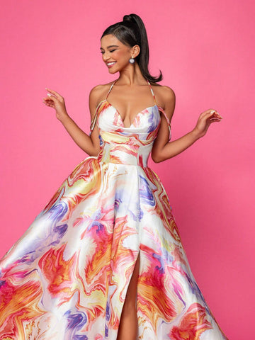 Floor-Length Elegant And Sophisticated Evening Dress