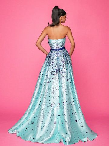 Floor Length High-End Elegant & Graceful Evening Formal Dress