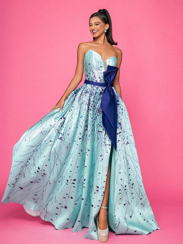 Floor Length High-End Elegant & Graceful Evening Formal Dress