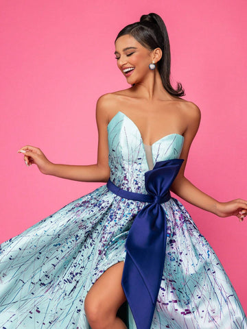 Floor Length High-End Elegant & Graceful Evening Formal Dress