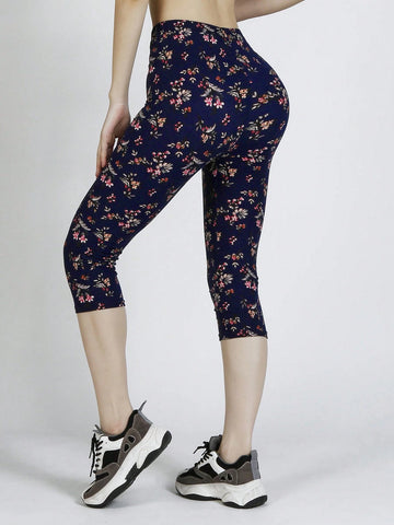 Floral Print Leggings