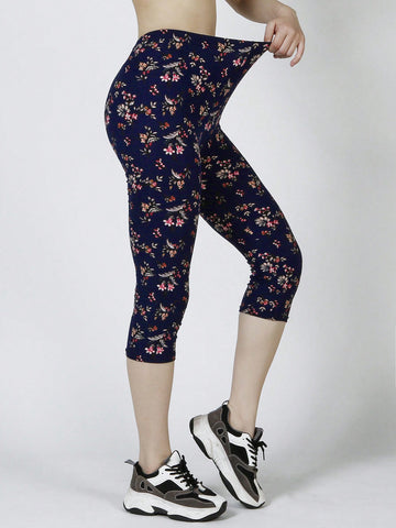 Floral Print Leggings