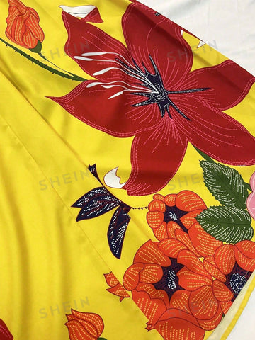 Floral Print Women's Skirt