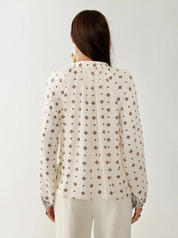 Women's Elegant Vacation Casual Bohemian Blouse