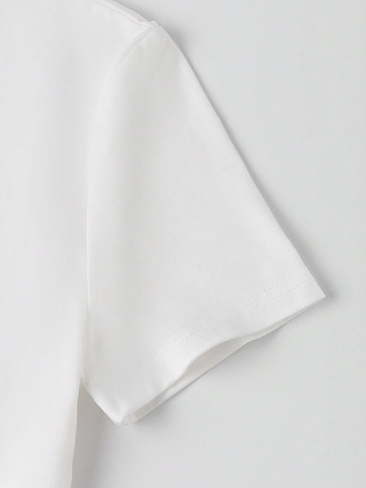 Fruit Print Short Sleeve Crop Top