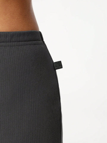 GIOIA TANG Solid Color High-Waist Flared Leggings