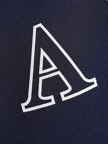 Kids Young Girls Short Letter Print Cinched Waist Pleated Hem Casual Long Sleeve Dress, Spring & Autumn