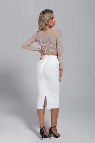 Gianna Pearl White Bandage Set