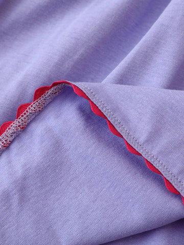 Girl Casual Cotton Sleeveless Dress, Cartoon Floral Embroidery Design, Breathable And Fashionable For Summer