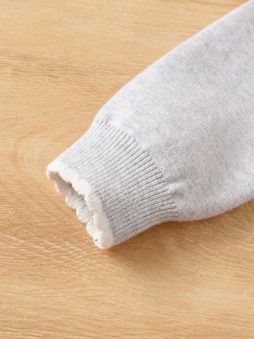 Girls/Toddlers Cute Sequin Unicorn Graphic Crew Neck Pullover Sweater, Suitable For Casual, Holiday, Spring/Autumn/Winter