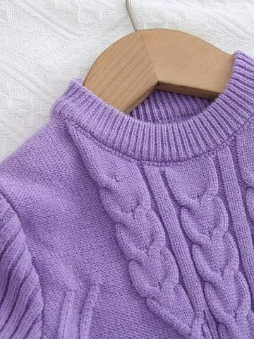 Girls Autumn/Winter Knitted Long Sleeve Princess Elegant Organza Sweater Dress