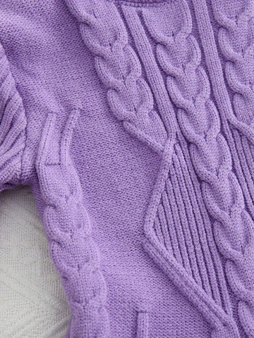 Girls Autumn/Winter Knitted Long Sleeve Princess Elegant Organza Sweater Dress