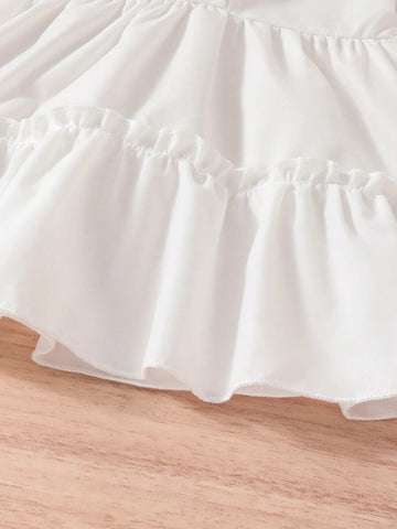 Girls' Autumn Shirt Dress 2024 New Korean Style Baby Doll Dress, Spring And Autumn Outfit