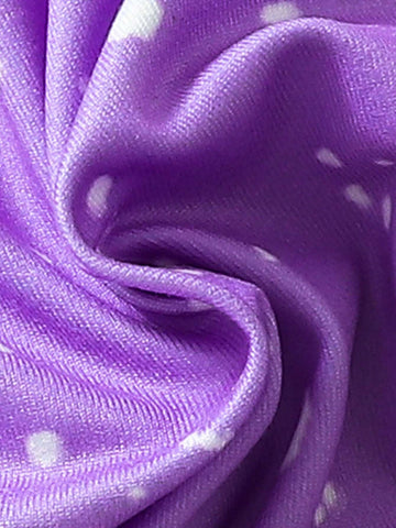 Girls" Balloon Printed Flared Pants And Short Sleeve Top Set