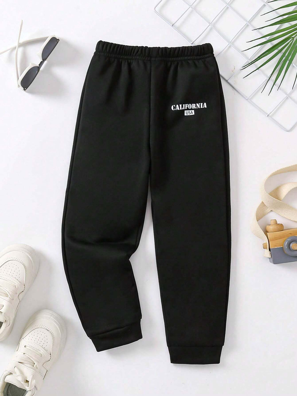 Girls Casual Stretchy Sports Trousers, All Seasons
