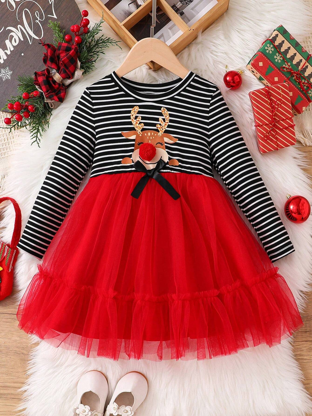 Girls Colorblock Sweater, Casual Pullover For Toddler & Young Girls, Suitable For Autumn/Winter