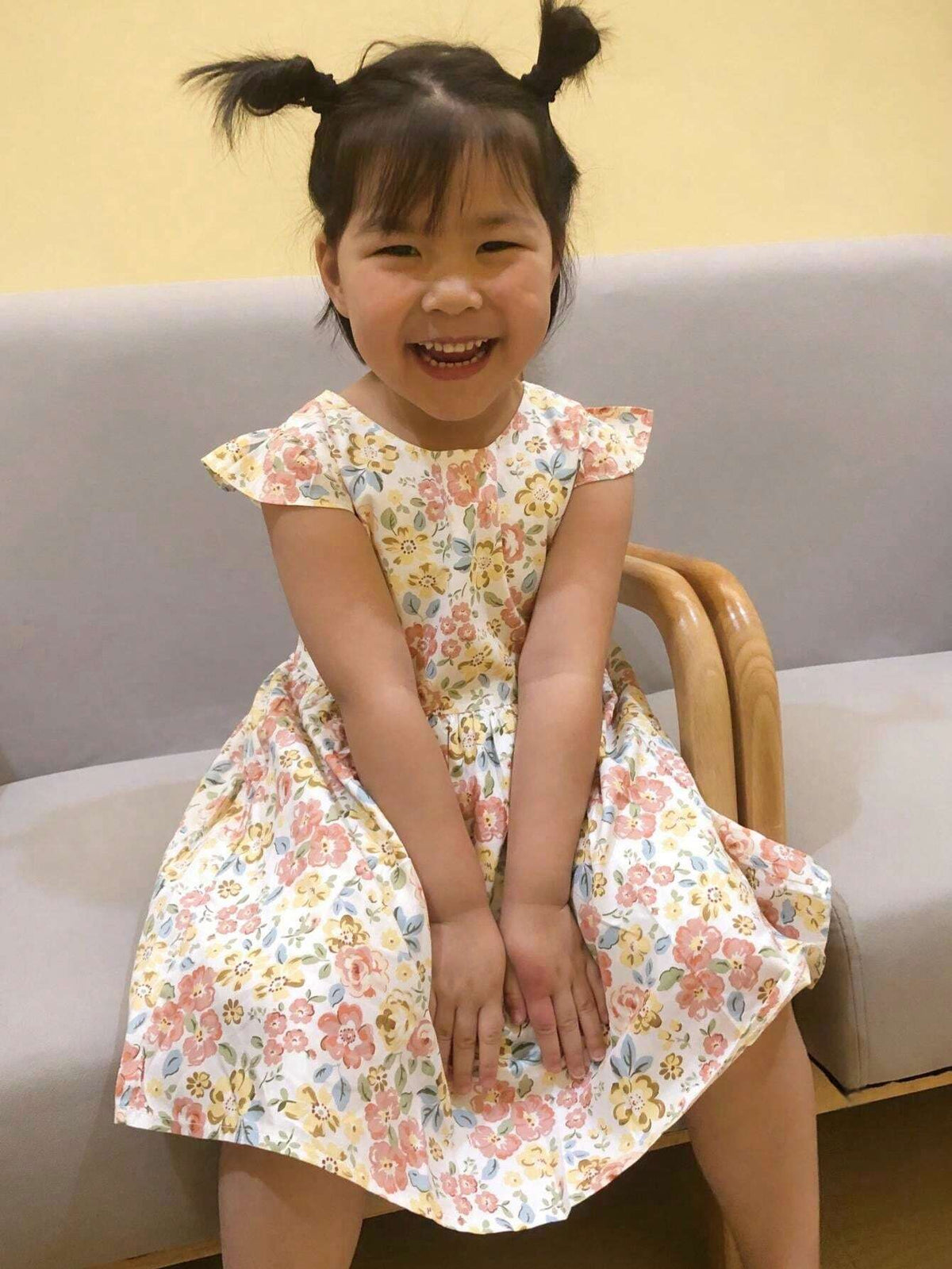 Girls" Cotton Sleeveless Flower Casual Fashion Princess Dress For Summer