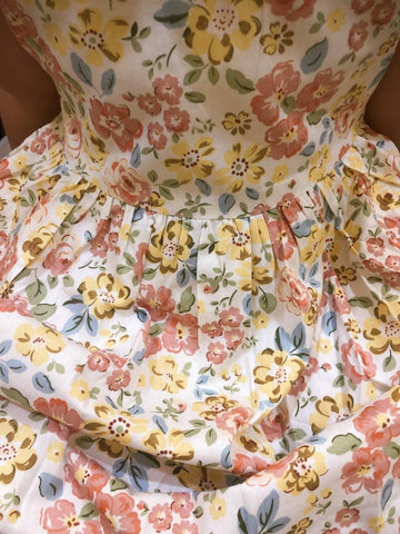 Girls" Cotton Sleeveless Flower Casual Fashion Princess Dress For Summer