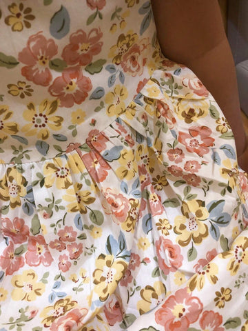 Girls" Cotton Sleeveless Flower Casual Fashion Princess Dress For Summer