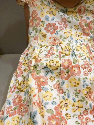 Girls" Cotton Sleeveless Flower Casual Fashion Princess Dress For Summer