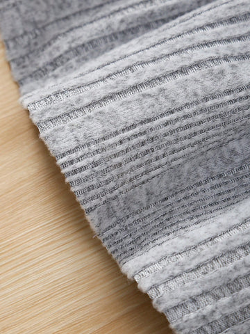 Girls' Crew Neck Patchwork Color Block Elegant Fashion Comfortable Long Sleeve Waisted Dress, Suitable For Spring/Autumn