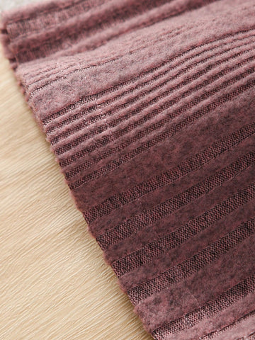 Girls' Crew Neck Patchwork Color Block Elegant Fashion Comfortable Long Sleeve Waisted Dress, Suitable For Spring/Autumn