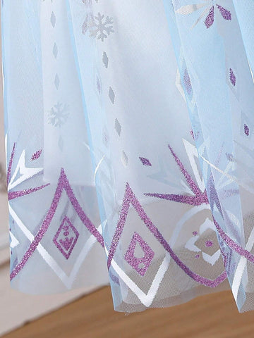 Girls' Dress, Young Girl IP Princess Tulle Mesh Dress