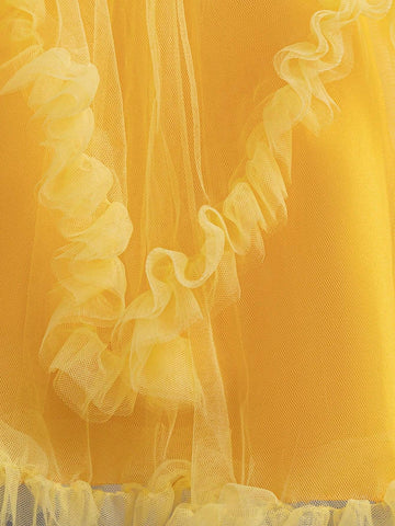 Girls Glitter Puffy Cake Dress Princess Party Wedding Flower Girl Dress Birthday Christmas Pageant Performance