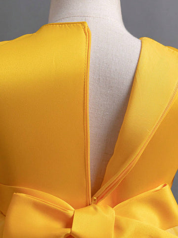 Girls Glitter Puffy Cake Dress Princess Party Wedding Flower Girl Dress Birthday Christmas Pageant Performance