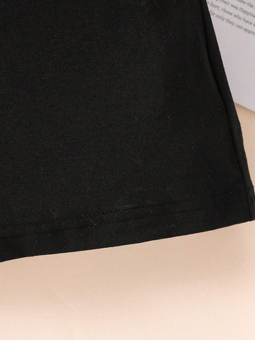 Girls' Long Sleeve Embroidered Casual Dress, Spring Autumn