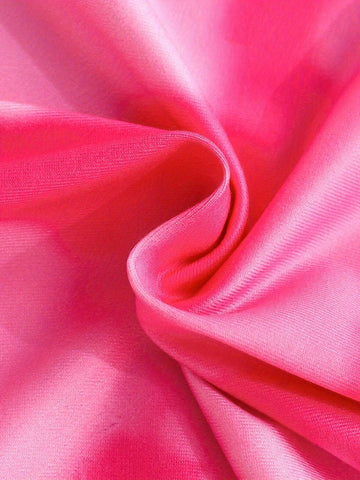 Girls' Pink Short Sleeve Denim-Like Flared Pants Outfit, Fashionable Cartoon Printed Casual Two Piece Set