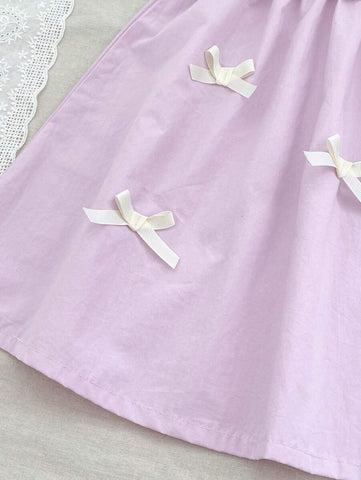 Girls' Ruffled Neck Sleeveless Sweet Princess Dress, New Design For Toddlers