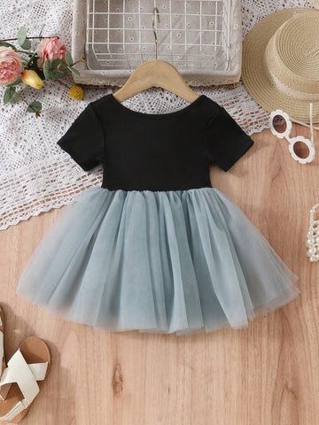 Girls' Summer Dance Dress Casual Dress New Children's Fashion Dress Baby Girl Outfit, Thin Section