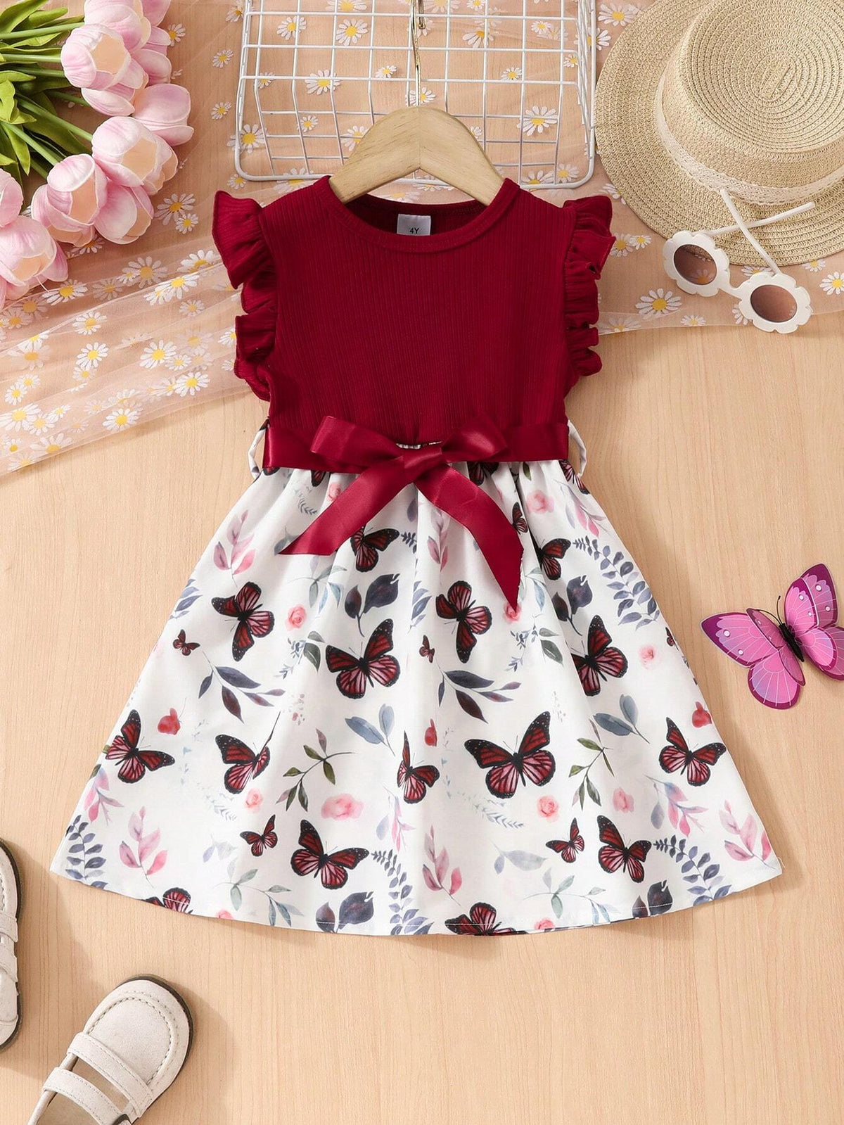 Girls' Summer Dress 2024 New Fashion Princess Dress For Toddler Girl, Baby Girl Summer Outfit