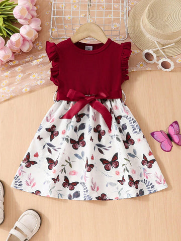 Girls' Summer Dress 2024 New Fashion Princess Dress For Toddler Girl, Baby Girl Summer Outfit