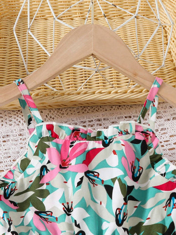 Girls' Summer Dress, Children's Princess Dress 2024 New Trendy Sleeveless Dress For Toddler Girls