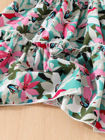 Girls' Summer Dress, Children's Princess Dress 2024 New Trendy Sleeveless Dress For Toddler Girls