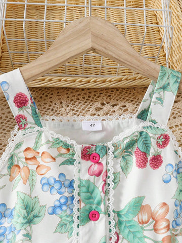 Girls' Summer Dress, Stylish Princess Dress For Kids, New Fashion Sleeveless Dress