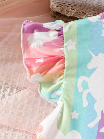 Girls' Summer New Fashion Princess Dress, Girls' Elegant Dress, Baby Girls' Summer Clothing