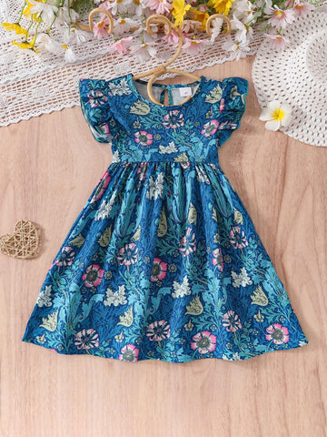 Girls' Summer New Fashion Princess Dress, Girls' Stylish Dress, Baby Girl Summer Clothing