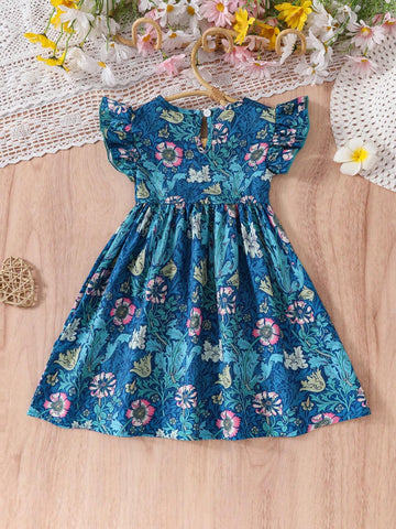 Girls' Summer New Fashion Princess Dress, Girls' Stylish Dress, Baby Girl Summer Clothing