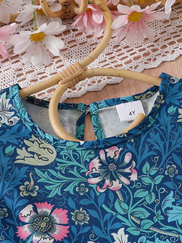 Girls' Summer New Fashion Princess Dress, Girls' Stylish Dress, Baby Girl Summer Clothing