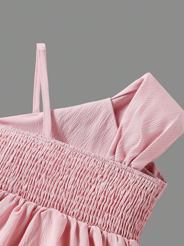 Girls' Summer New Simple Twist Strap Shirt
