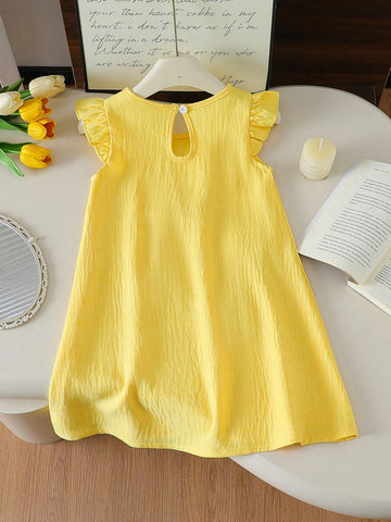 Girls Summer New Sleeveless Dress